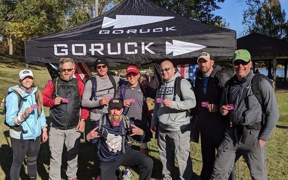 CFH Ruck Club members out on a ruck around Huntley